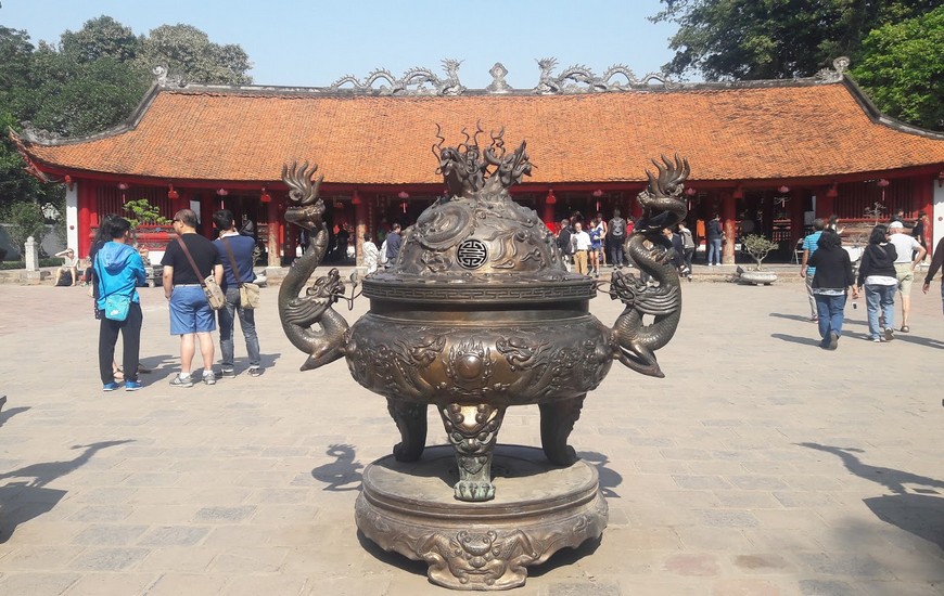 Incense Pot at Dai Thanh Sanctuary - Guide to the Temple of Literature in Hanoi