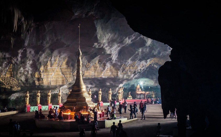 Saddar cave Myanmar