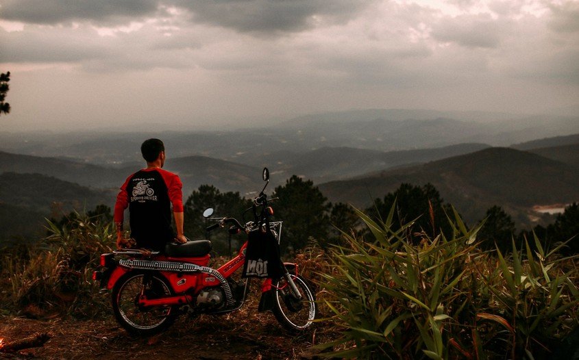 motorbike in Dalat