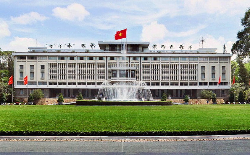 Reunification Palace - war travel in Vietnam